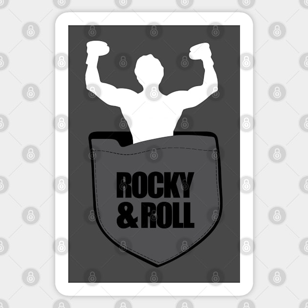 Rocky & Roll Pocket Sticker by San Studios Company